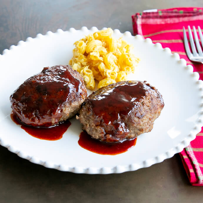 ハンバーグ ガーリックソースハンバーグ（鉄板） | 新潟大学生協 第3食堂 | CoMenu+