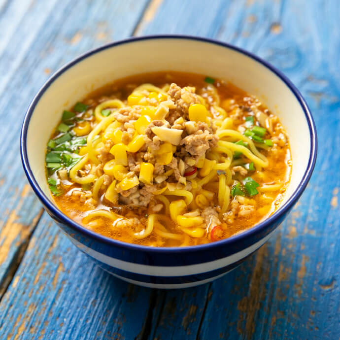 とうもろこしの酸辣湯麺